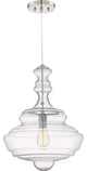 Quoizel QF2046C One Light Pendant Morocco Polished Chrome