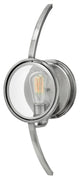 Hinkley Fulham Sconce Single Light Sconce, Polished Antique Nickel