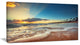 Exotic Beach in Dominican Republic, Seashore Canvas Art Print, 32"x16"