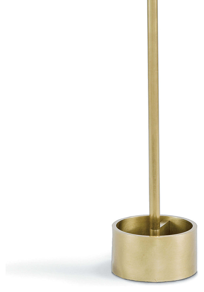 Geo Rectangle Floor Lamp (Natural Brass)