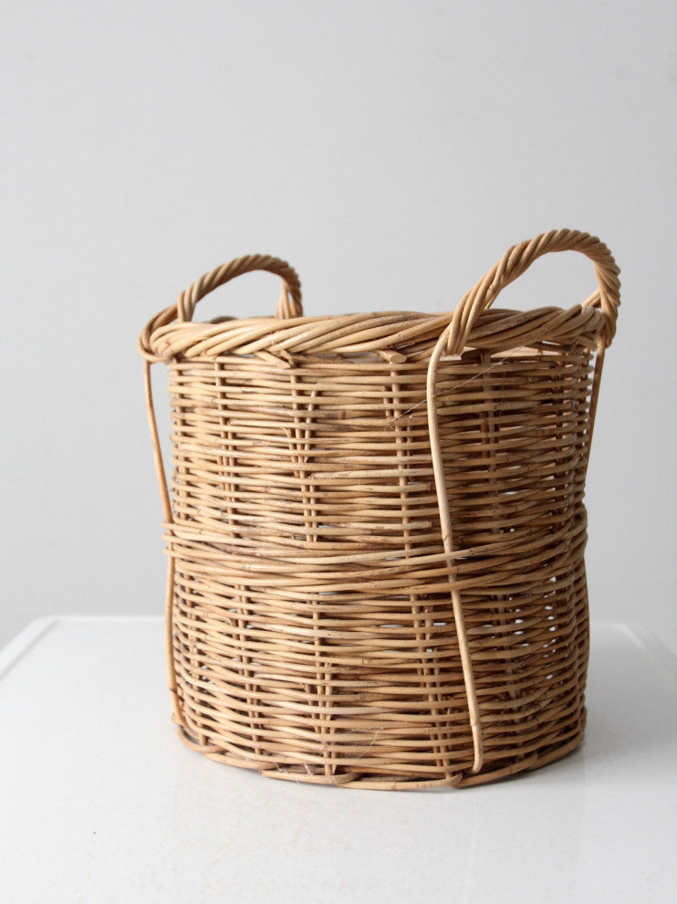 Consigned, Vintage Woven Basket