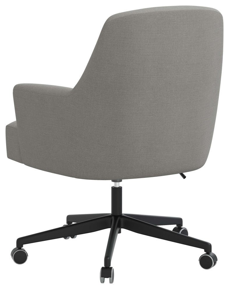 Office Chair, Linen Gray