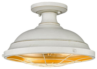 Bartlett Semi-Flush, French White