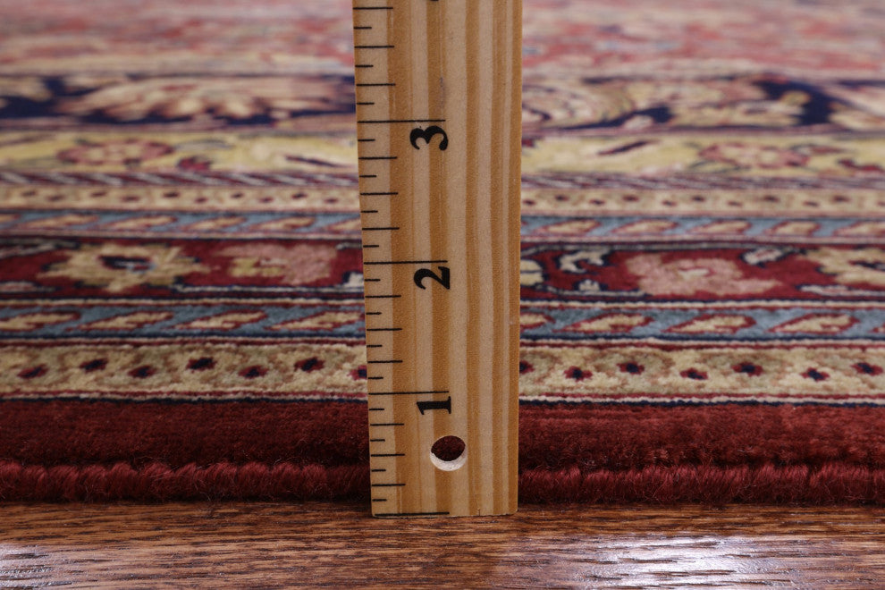 8' 9" X 12' 0" Hand-Knotted Persian Tabriz Wool Rug Q8851