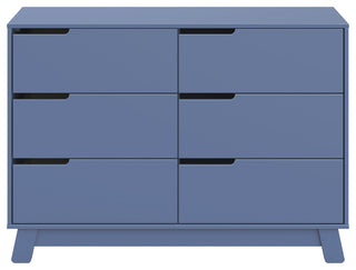 Hudson 6-Drawer Assembled Double Dresser, Cove Blue