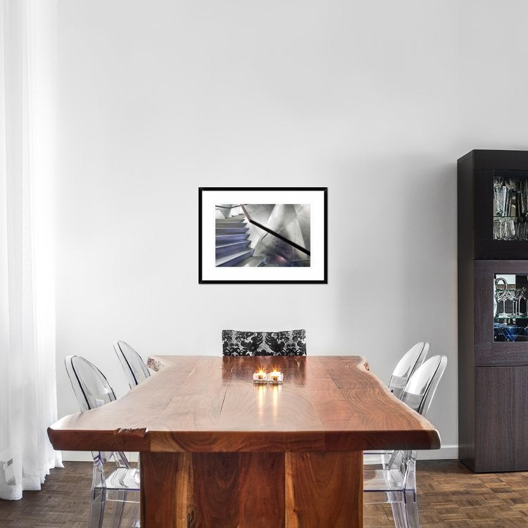"No Right Angle" Framed Digital Print by Linda Wride, 30x22"