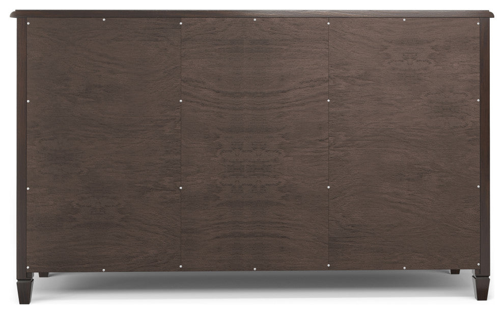 Connaught Solid Wood Sideboard Buffet, Chestnut Brown