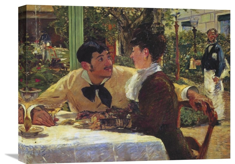 "Couple at Pere Lathuille" Artwork, 22"x16"