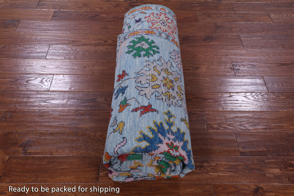 6' 3" X 9' 2" Turkish Oushak Handmade Wool Rug - Q13342