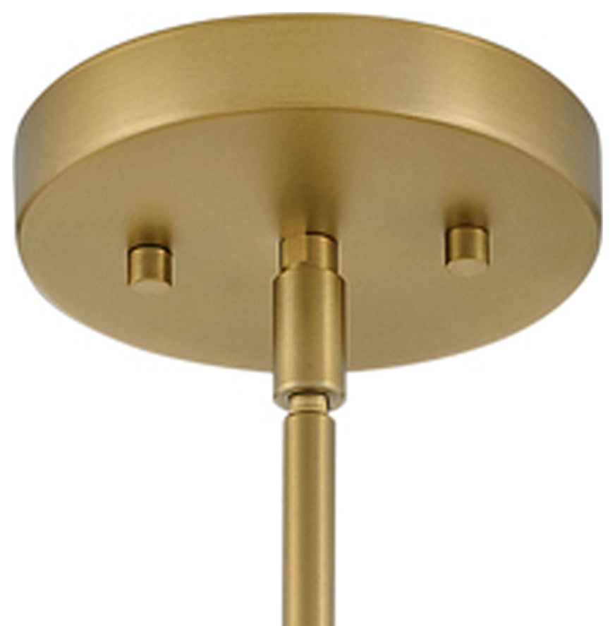 Lark Milo 16" Pendant Light, Lacquered Brass + Sage Green shade