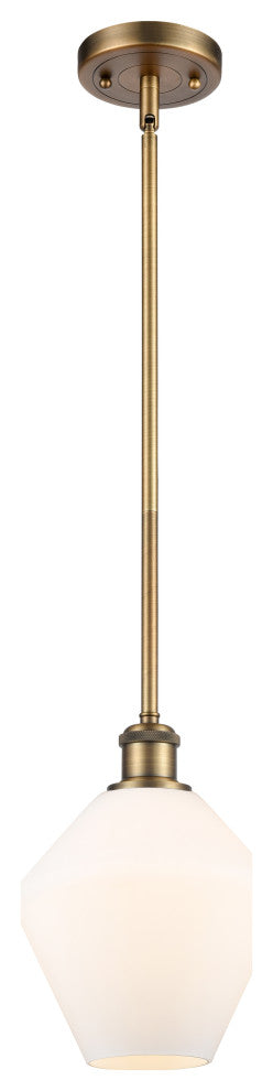 Innovations 516-1S-BB-G651-8 1-Light Mini Pendant, Brushed Brass