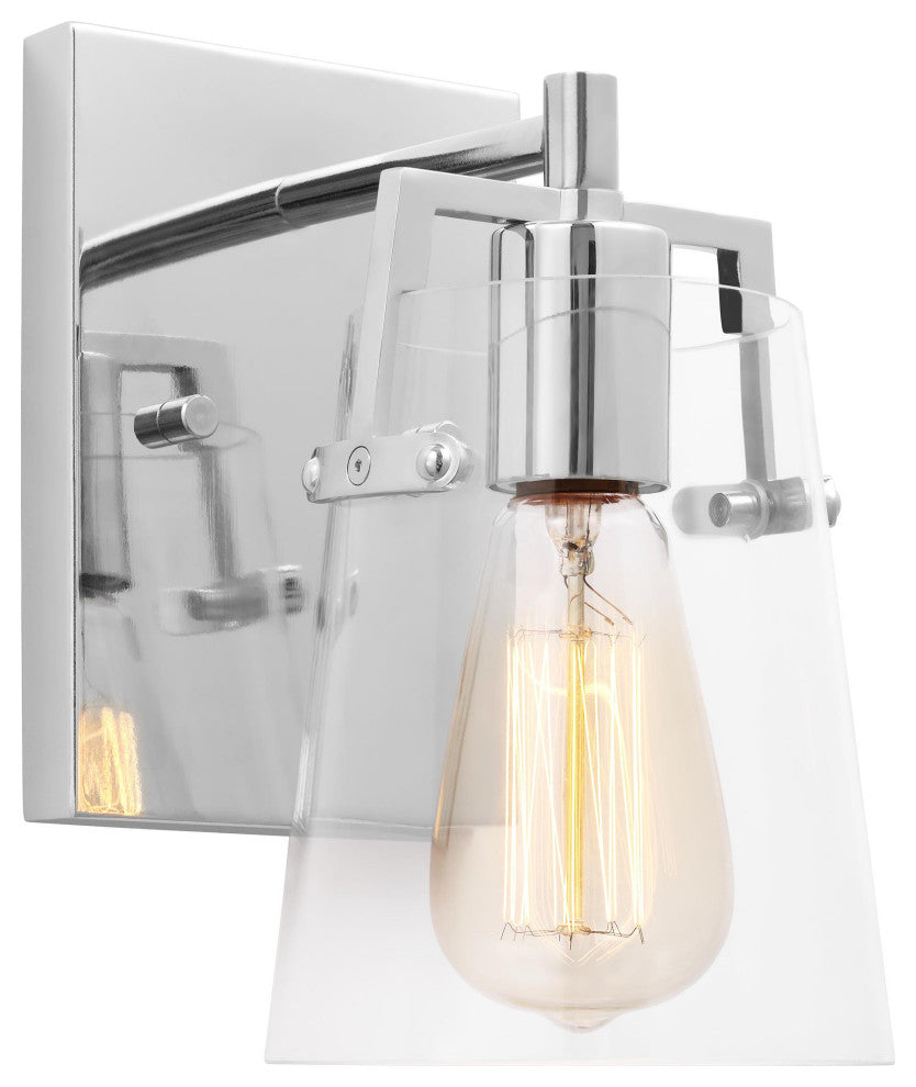 Crofton Small Sconce, Chrome