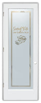 Laundry Door - Sorting Out Life Laundry Basket - Primed - 32" x 80" - Knob...