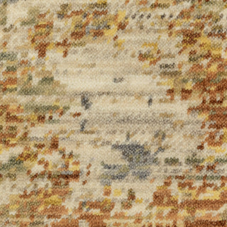 Saturn Mottled Abstract Beige/Gold Wool Blend Area Rug 7'10" x 10'10"