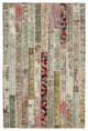 Rug N Carpet - Handmade Oriental 6' 8" x 10' 0" Boho Patchwork Area Rug