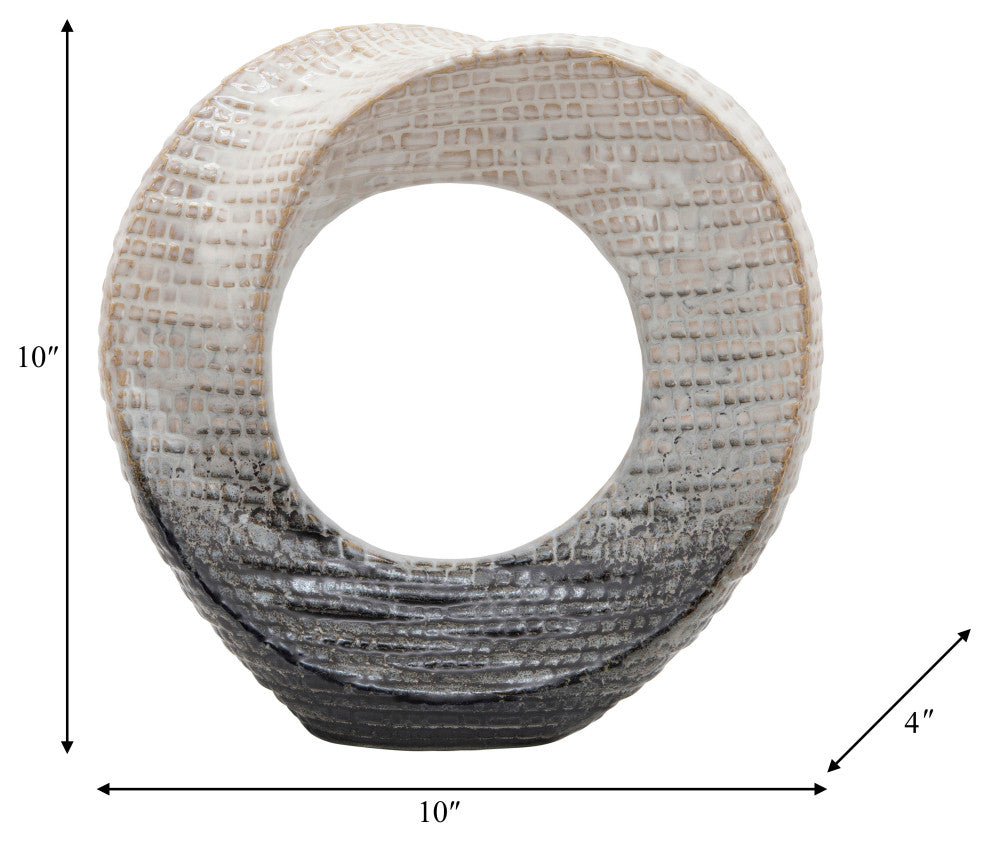 10" Table Top Deco, Cream