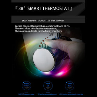 Thermostatic Recessed Ceiling Mount Led Rainfall Shower System, F Chrome Polishe