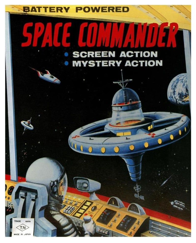 "Space Commander" Digital Paper Print by Retrorocket, 37"x46"