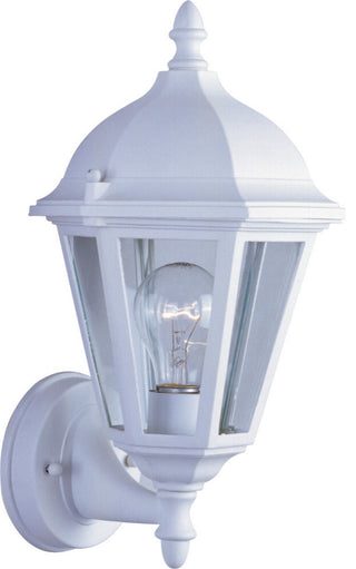Maxim Westlake Cast 1-Light Outdoor Wall Lantern White - 1002WT