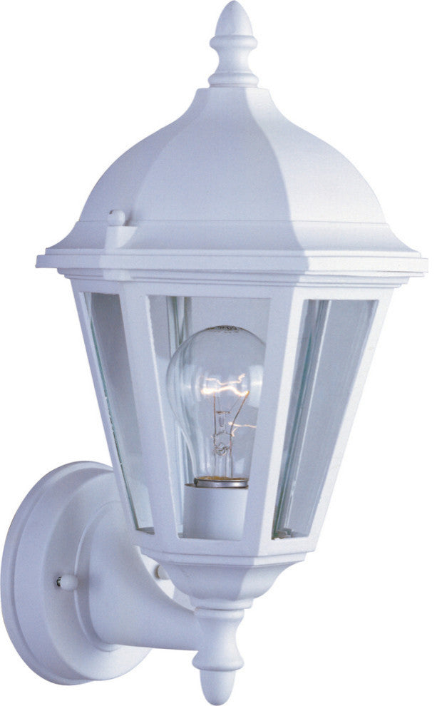 Maxim Westlake Cast 1-Light Outdoor Wall Lantern White - 1002WT