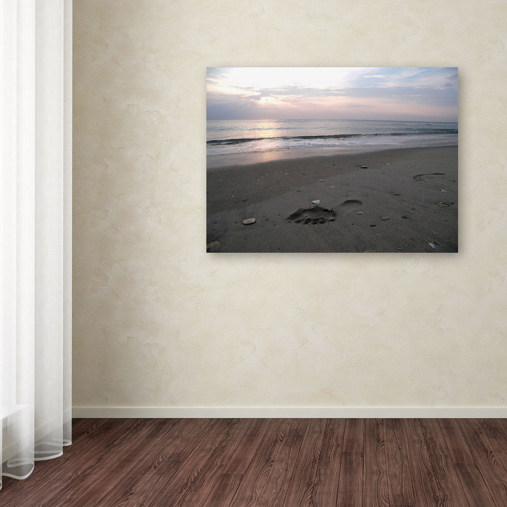 ''Marks Left'' Canvas Art by Monica Fleet