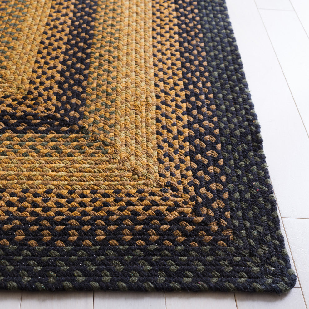 Safavieh Cape Cod Collection BRD651D Rug, Gold/Sage, 3' X 5'