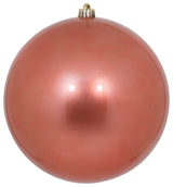 Vickerman N593071DCV 12" Coral Candy Ball Ornament