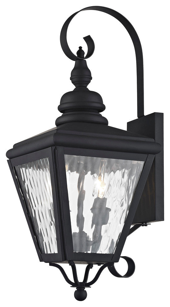 Cambridge Outdoor Wall Lantern, Black