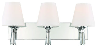 Ramsey 3 Light Polished Nickel Bathroom Vanity
