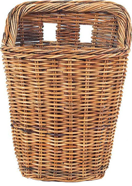 French Country Rattan Wall Basket 20"