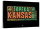 "Kansas Word Cloud 1" Fine Art Print