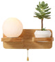Requena | Luxury Wall lamp with Decorative Plant
