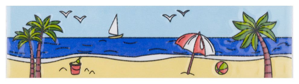 Captain Beachy Ceramic Wall Trim