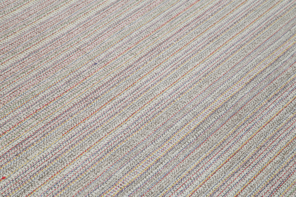 Rug N Carpet - Handmade Turkish 9' 4'' x 12' 6'' Modern Design Wool Kilim Rug