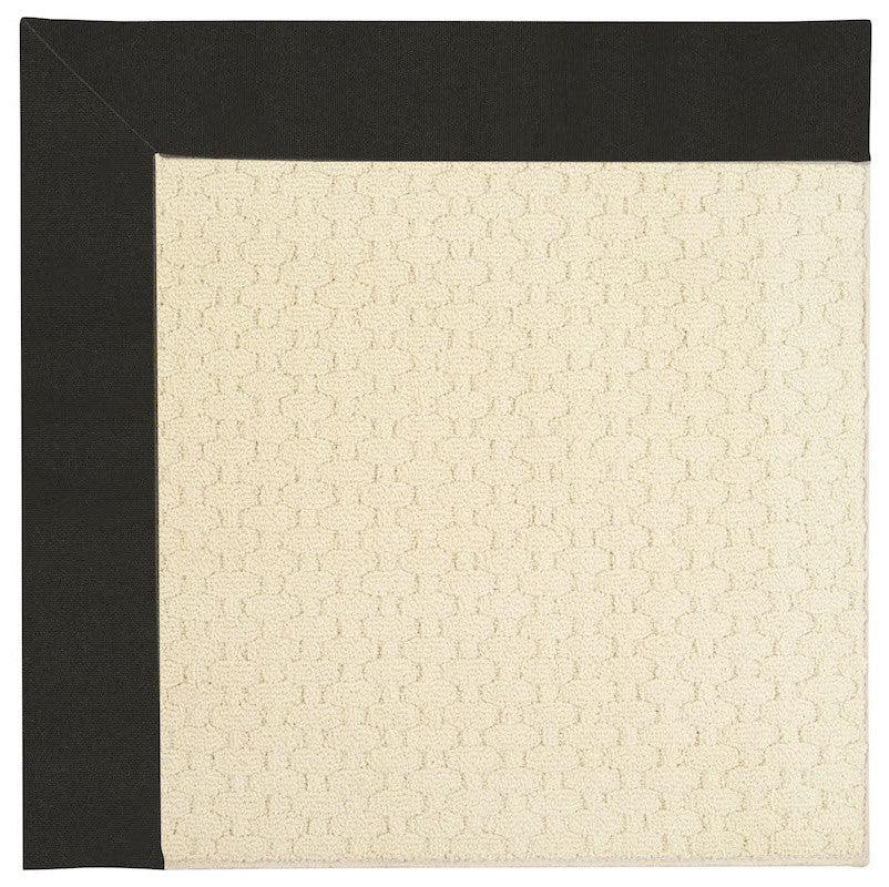 Zoe-Sugar Mountain Machine Tufted Rectangle Rug, Ebony, 2''x3''