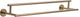 Delta Trinsic 24" Double Towel Bar, Champagne Bronze