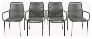 Set of 4 Palaio Chair, Grey