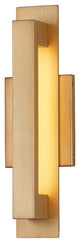 Catalina Outdoor LED Wall Sconce NSH-7722W-BGLD, Burnished Gold