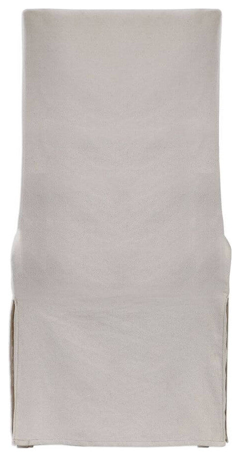 Uttermost Coley White Linen Armless Chair