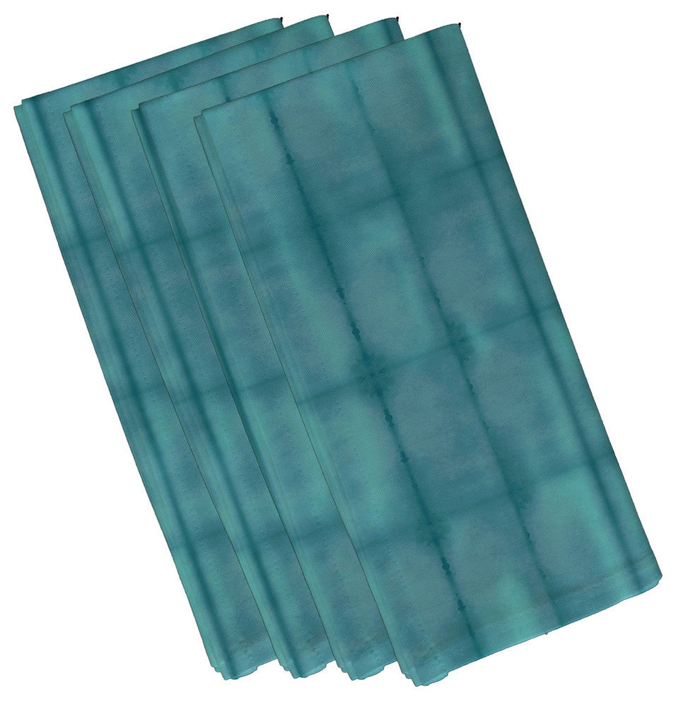 Pool, Stripe Print Napkin, Set of 4, Teal
