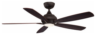 Fanimation Doren-52 Doren 52" 5 Blade Indoor Ceiling Fan - Remote - Dark Bronze