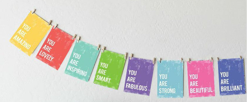 You Are Mini Collection, Set of Eight Inspirational 5"x7" Wall Cards