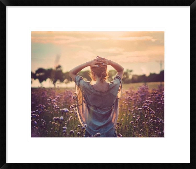 "Sunset" Framed Digital Print by Magdalena Wolk, 24x20"