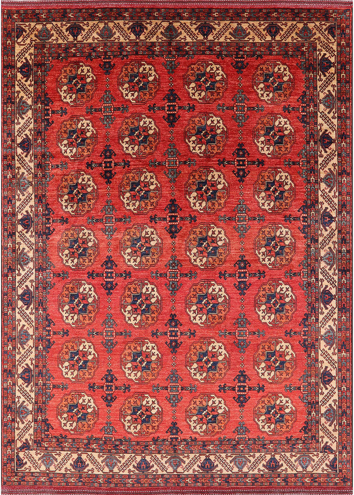 Ahgly Company Indoor Rectangle Mid-Century Modern Area Rugs, 7' x 9'