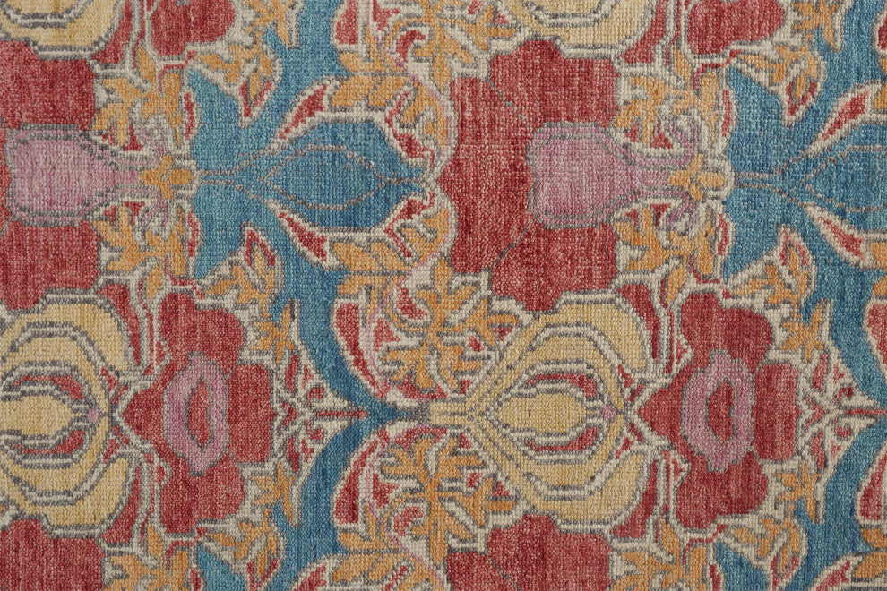 Weave & Wander Bennet Multi 2'6"x8' Hand Knotted Area Rug