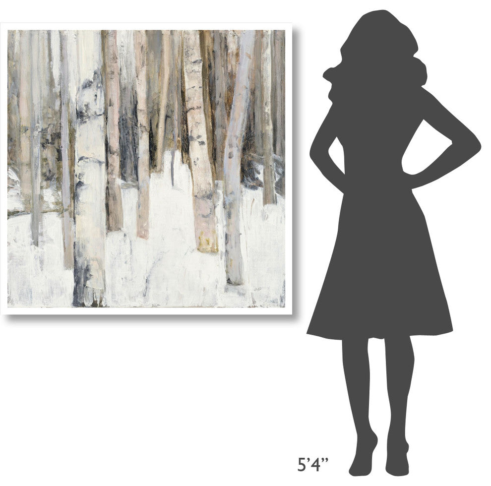 "Warm Winter Light I" Digital Paper Print by Julia Purinton, 42"x42"