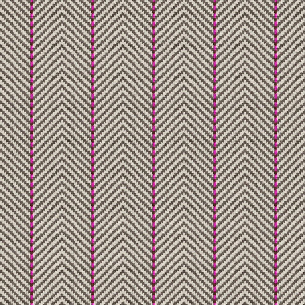 King Headboard, Broken Twill Fuschia