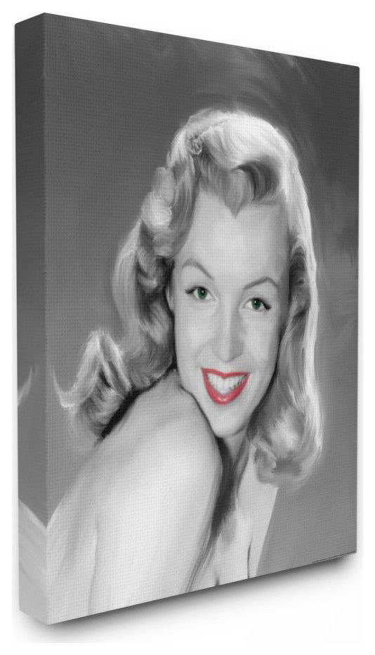 Stupell Industries Young Marilyn Vintage Hollywood Movie Star, 16 x 20