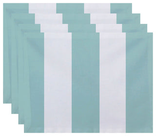 Awning Stripe Stripe Print Placement, Seaside, Set of 4