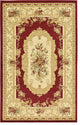 Unique Loom Red Henry Versailles 5' 0 x 8' 0 Area Rug